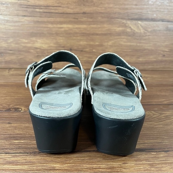 Dansko Sophie Snakeskin Leather Sandals Clogs Women’s Size 8 (38) Shoes - Picture 4 of 10